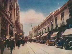Calle Ahumada, Santiago, Chile by European Photographer