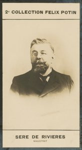 Georges Sere De Rivieres, Magistrate by European Photographer