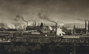 Germany, Krupp steel works by European Photographer