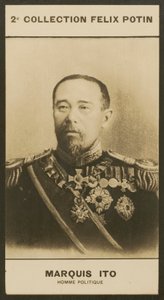 Hirobumi Marquis Ito, Politician by European Photographer