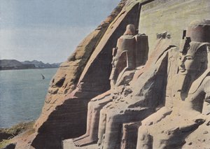 Ibsamboul, Statues of Ramses by European Photographer
