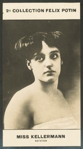 Miss Maud Kellermann, Swimming