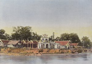 Pagoda on the River of Hue by European Photographer