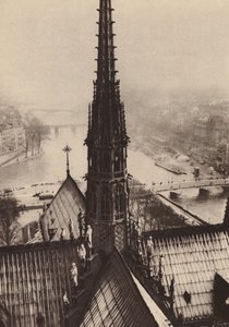 Paris: The Spire of Notre-Dame Seen from the Towers