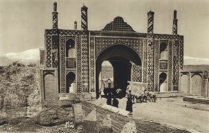 Persia, Teheran, Town gate by European Photographer