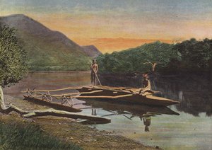 Canoe on the Monio River by European Photographer