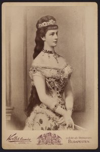 Portrait, Empress Elizabeth Of Austria, known as Sisi by European Photographer