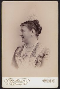 Portrait, Last Queen of Saxony, Formerly Princess Carol of Sweden by European Photographer