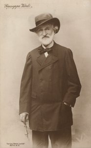 Portrait of Giuseppe Verdi, operatic composer