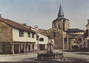Saint-Savin, the Square by European Photographer