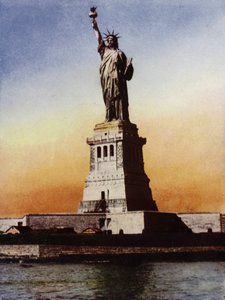 The Statue of Liberty, New York Harbour by European Photographer