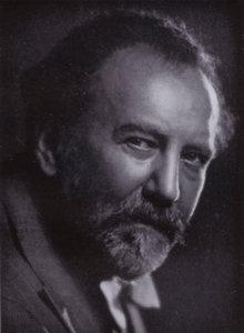 The Late Sir Henry J Wood (black and white photo) by European Photographer