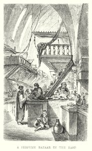 A Perfume Bazaar in the East by European School