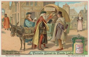 A Travelling Bookseller in the 16th Century by European School