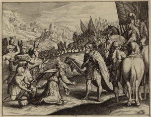 Abigail placating David by European School