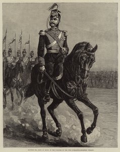 Alfonso XII, King of Spain, in the Uniform of the 15th Schleswig-Holstein Uhlans by European School