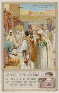 An Algerian market by European School