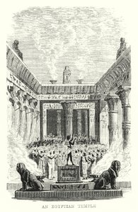 An Egyptian Temple by European School