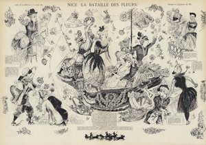 Annual Battle of the Flowers, Nice, France by European School