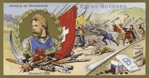 Arnold von Winkelried and the Battle of Sempach, Switzerland, 1386