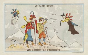 At the summit of the Himalayas in the year 2000 by European School