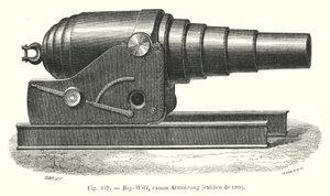 Big-Will, Armstrong Cannon, Caliber 600 (engraving) by European School