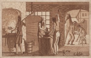 Blacksmiths by European School