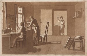 Bookbinders by European School