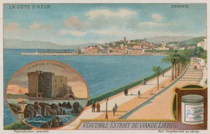 Cannes and Lerins Abbey by European School
