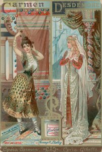 Carmen and Desdemona by European School