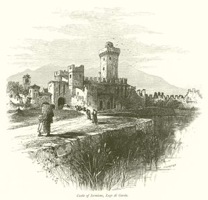 Castle of Sermione, Lago di Garda by European School