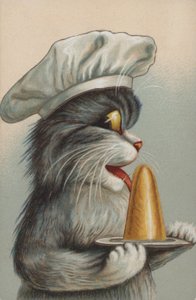 Cat with a Dessert