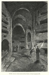 Catacombs of St Callistus, Rome, Italy by European School