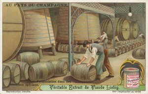 Champagne, Liebig Card, Early 20th Century