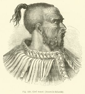 Maori Chief, New Zealand by European School