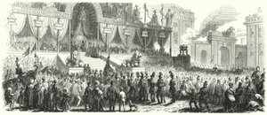 Coronation of Leopold I, King of the Belgians by European School