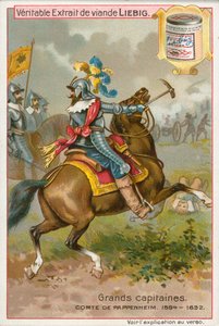 Count of Pappenheim, Liebig Card, Early 20th Century