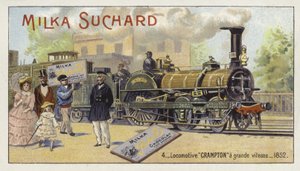 Crampton High Speed Locomotive, 1852 by European School