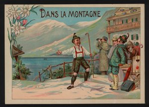 In the Mountains by European School