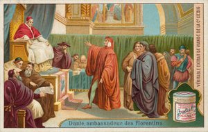 Dante Before Pope Boniface VIII by European School