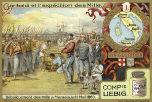 Disembarkation of the thousand, Marsala, Sicily, 11 May 1860 by European School