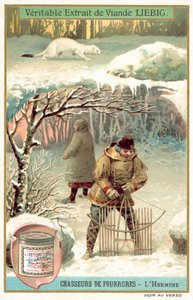 Ermine trappers by European School