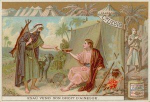Esau Sells His Birthright to Jacob by European School