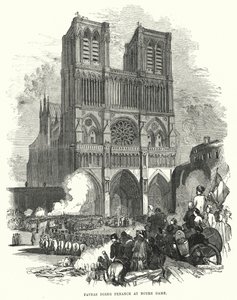 Favras doing Penance at Notre Dame