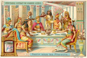 Feast under the pharaohs of Ancient Egypt by European School