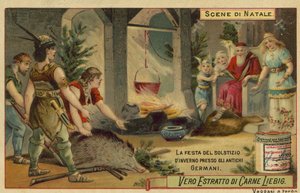 Festival of the winter solstice in ancient Germany