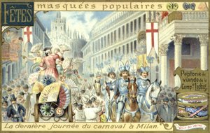 Final day of carnival in Milan