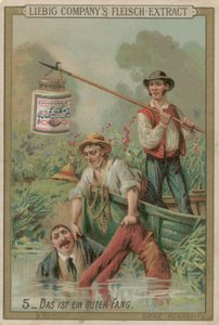 Fisherman Being Pulled out of the River