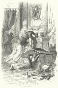Fredegund, Queen of Chilperic I, Attempting to Kill Her Daughter Rigunth