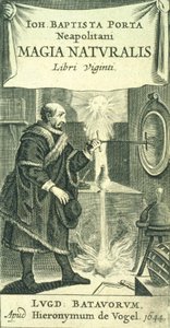 Frontispiece to Magiae Naturalis Libri Viginti by Giovanni Battista della Porta, 1644